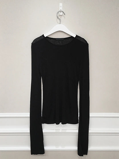 Shintimes Women’s Sexy Slim-Fit Long Sleeve T-Shirt