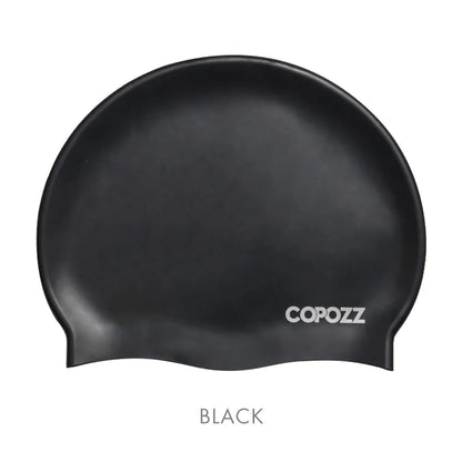 Copozz Silicone Swimming Cap for Men and Women, Waterproof