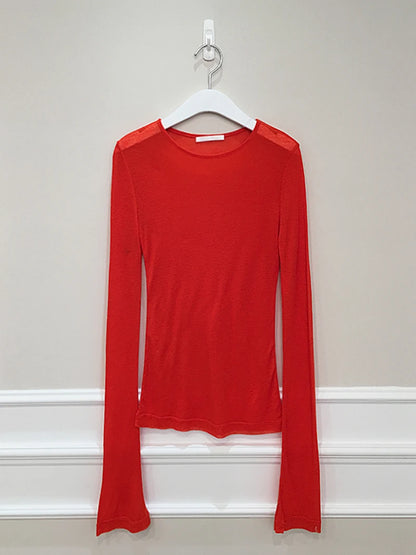 Shintimes Women’s Sexy Slim-Fit Long Sleeve T-Shirt
