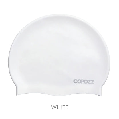 Copozz Silicone Swimming Cap for Men and Women, Waterproof