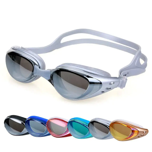 Anti-Fog Waterproof Swimming Goggles for Men and Women with Silicone Seal