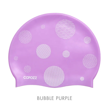 Copozz Silicone Swimming Cap for Men and Women, Waterproof