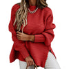 Women’s High Collar Thick Knit Sweater