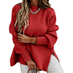 Women’s High Collar Thick Knit Sweater