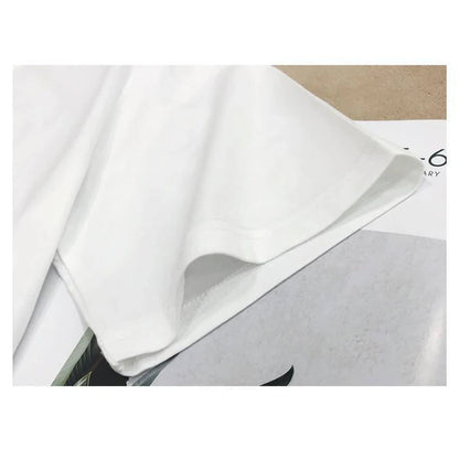 Casual Men's White T-Shirt – Hipster Harajuku Short Sleeve Tee
