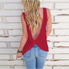 Sexy Backless Cross Tank Top