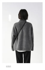 CHIC VEN Korean Women's Loose Turtleneck Sweater