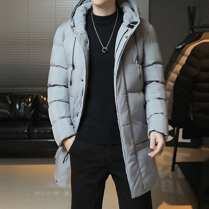 Men’s Winter Korean Fashion Thickened Down Coat