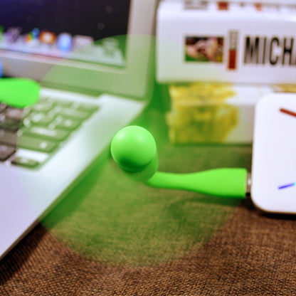USB Mini LED Cooling Fan – Portable Laptop Cooler