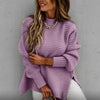 Women’s High Collar Thick Knit Sweater