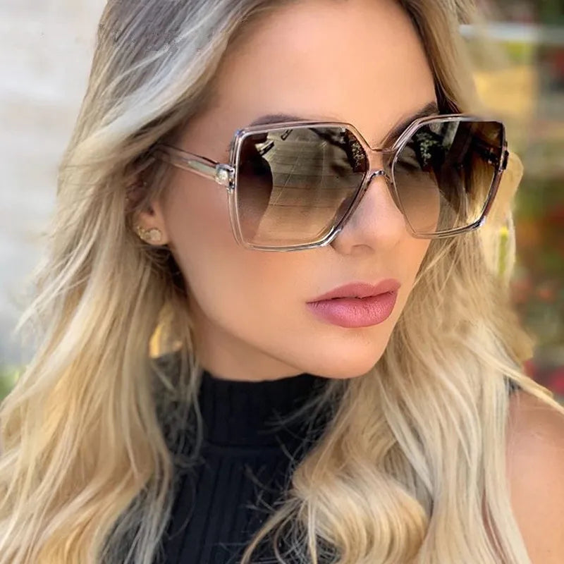 Oversized Square Sunglasses for Women