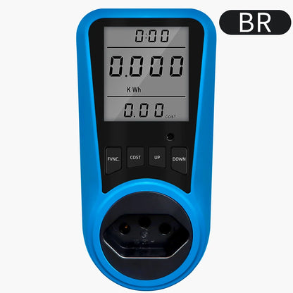 Multi-Plug Digital Power Meter – Voltage, Watt & Energy Tester (AC 230V)