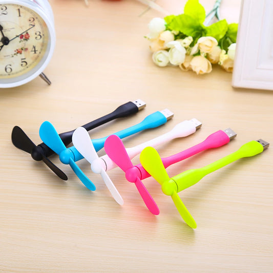 USB Mini LED Cooling Fan – Portable Laptop Cooler