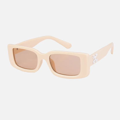 Retro Rectangle Cycling Sunglasses for Men and Women UV400 Protection