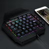 RGB One-Handed 39-Key Gaming Keyboard with Ergonomic Design