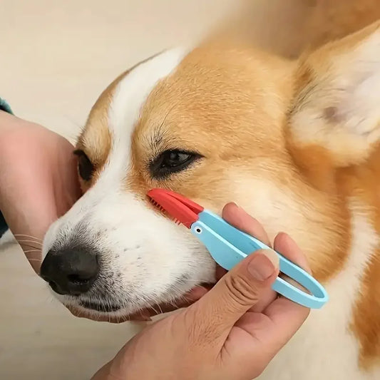 Pet Eye Comb Brush – Tear Stain Remover for Cats & Dogs