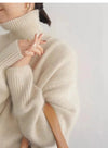 Luxurious 100% Cashmere Turtleneck Sweater for Women