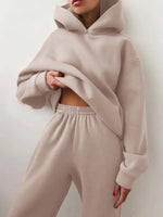 Casual Long Sleeve Hoodie & Pants