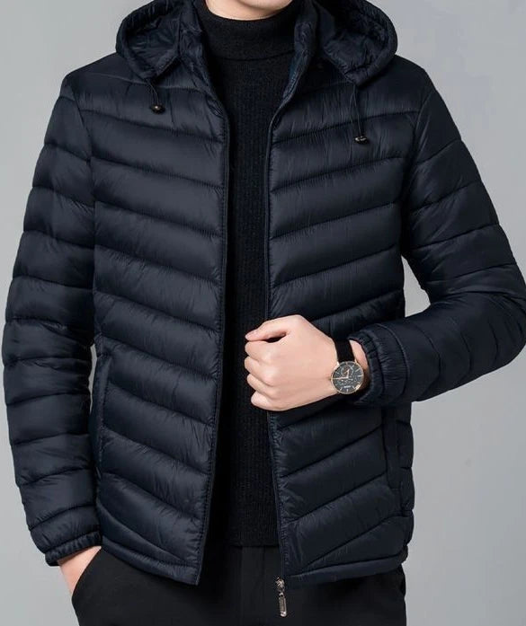 Lightweight Down Puffer Jacket – Casual Winter Padding Coat