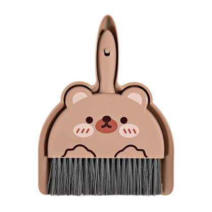 Mini Broom and Dustpan Set for Tabletop Desk and Household Cleaning