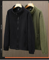 Men's Solid Color Polar Fleece Jacket