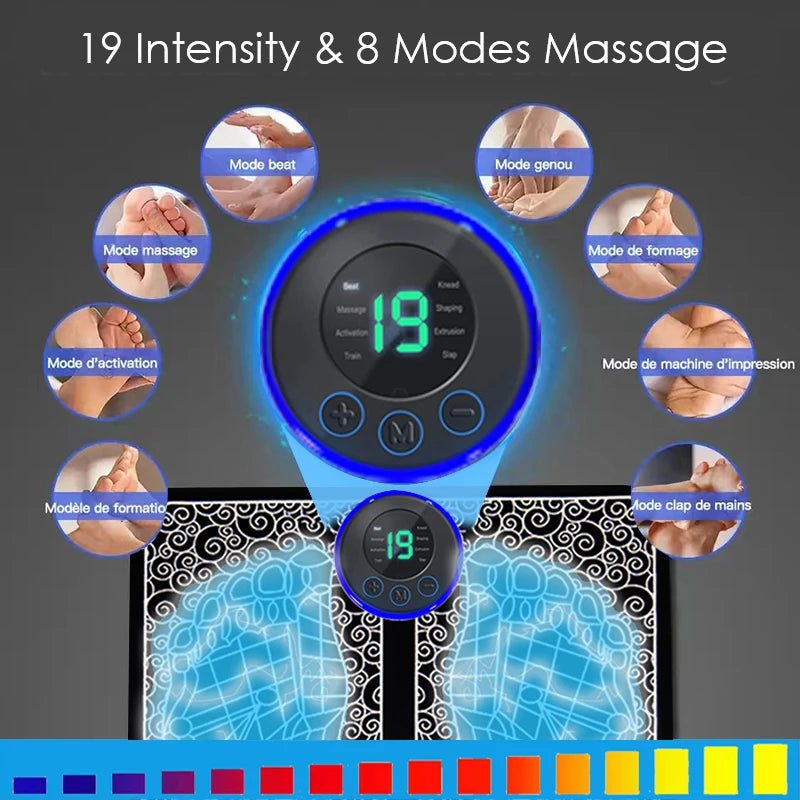 Ultimate Electric Foot Massager Pad for Muscle Relaxation & Fitness Recovery