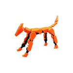 DIY Luminous T13 Multi-Jointed Movable Robot & Dog Action Figures