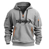 Men's Multi-Pocket Zipper Hoodie - European Size