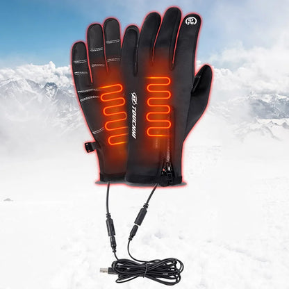 Windproof Rechargeable Touch Screen Winter Gloves