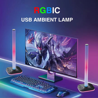 RGB Gaming Headphone Stand with LED Lighting