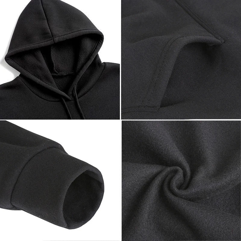 Customized Unisex Printed Hoodie – Loose Fit Streetwear Pullover