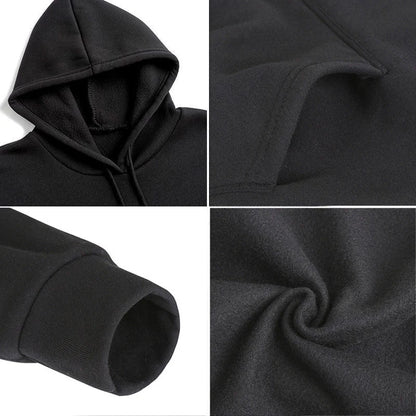 Customized Unisex Printed Hoodie – Loose Fit Streetwear Pullover