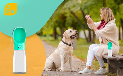 Leakproof Portable Dog Water Bottle & Bowl for Pets