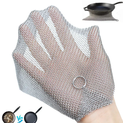 316 Stainless Steel Cast Iron Cleaner Chainmail Scrubber