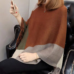 Elegant Ladies Poncho Cape Sweater