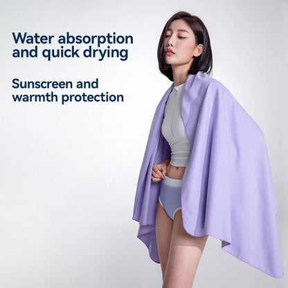 Quick-Dry Microfiber Beach Towel for Adults Lightweight Travel and Sports Use