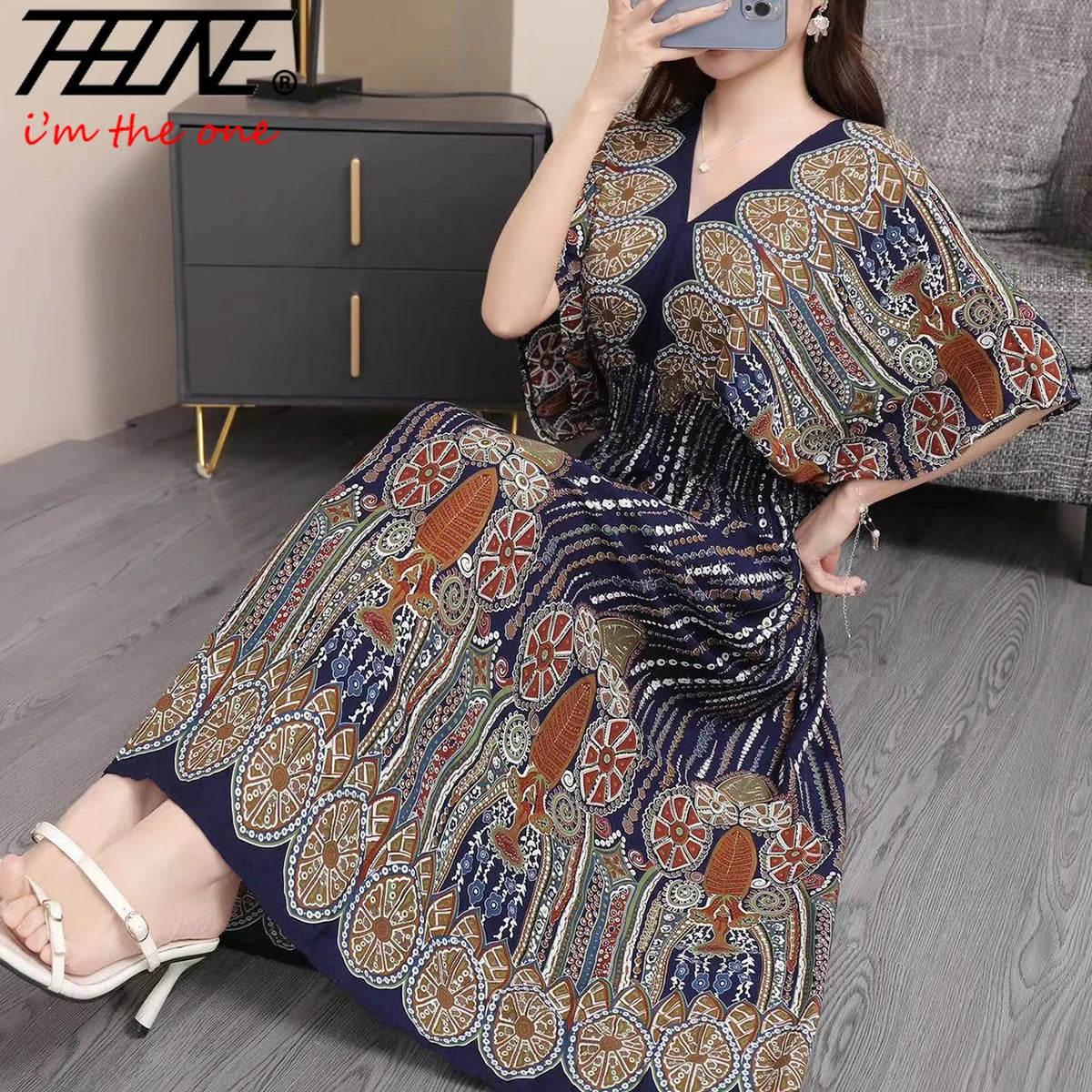 Women’s Vintage Summer Beach Dress