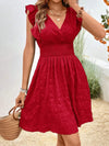 Women’s V-Neck A-Line Holiday Beach Dress