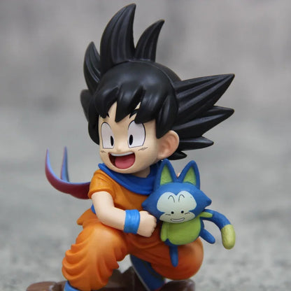 Childhood Goku & Puaru Kawaii Figurine