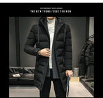 Men Long Down Jackets Winter Coats Chaquetas