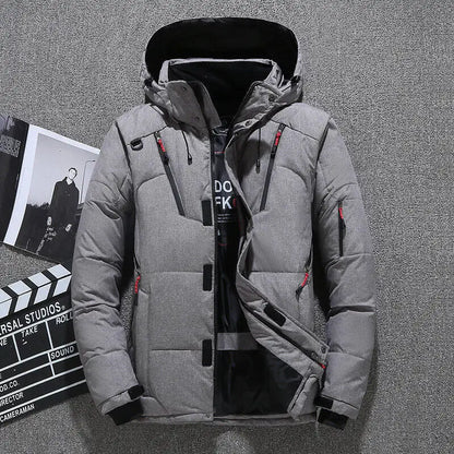 Winter Fashion Thicken Men Parkas Coats with Hood
