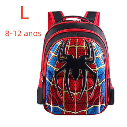 Spider King 3D Kids Backpack - Durable and Stylish Design