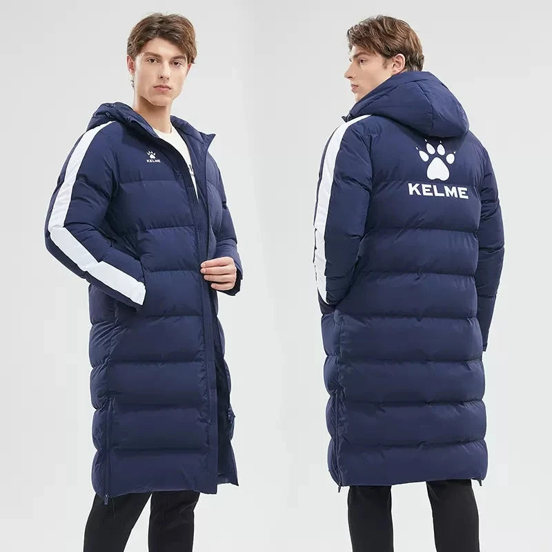 KELME Men's Winter Hooded Sports Jacket