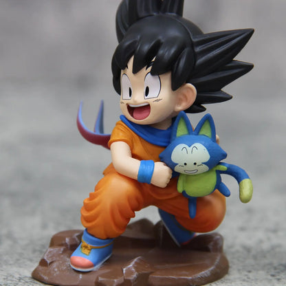 Childhood Goku & Puaru Kawaii Figurine