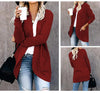 Autumn Knitted Long Coat Women’s Loose Fit Cardigan Sweater Jacket