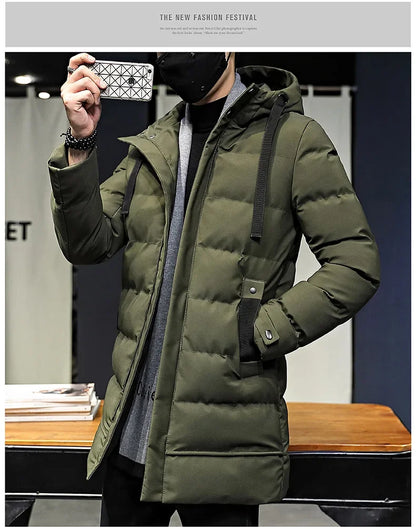 Winter Men’s Down Jacket Hooded