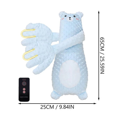 Automatic Baby Sleep Aid Pillow with Remote, Adjustable Soothing Palms