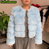 Women's High-Quality Faux Fox Fur Coat