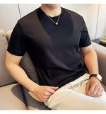 Men's Summer Ice Silk Cotton T-Shirt