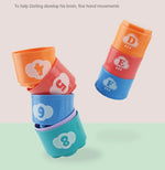 Kid Brain Response Battle Fold Cup Game – Speed Stacking Competition